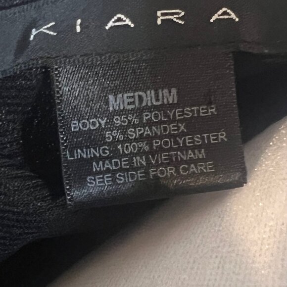 Kiara Red and Black Lace Womens Blouse Size Medium - Picture 7 of 7